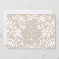 Flores Russas De Papercut Sandy Beige