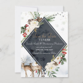 Reserve A Data Floresta de inverno Feriada - Terra dos cervos - S