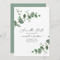 Folhagem botânica Eucalyptus verde-senada moderna