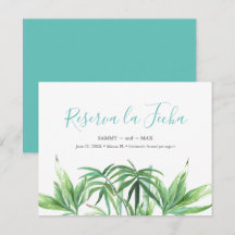 Folhas de Aquarela Tropical - Salva o Dia