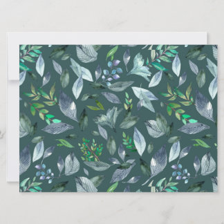 Reserve A Data Folhas de cor aquosa 5