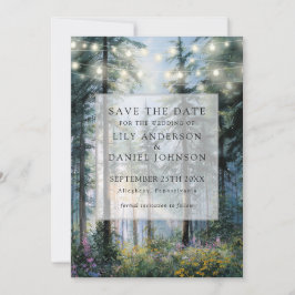 Reserve A Data Forest String Lights Wildflowers Floral Wedding