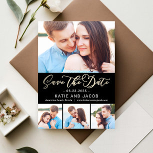 Reserve A Data Forever Love EDITABLE COLOR Save The Date Card