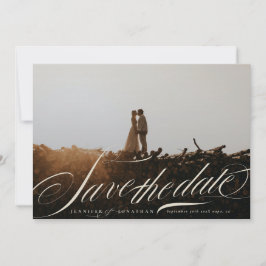 Reserve A Data Formal Elegant Beige Calligraphy QR Code Photo