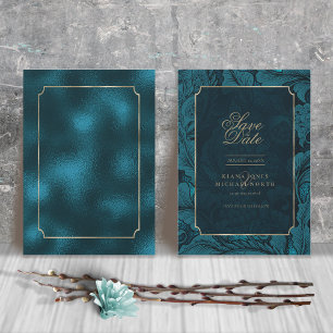 Reserve A Data Formal Paisley Wedding Dark Teal ID767