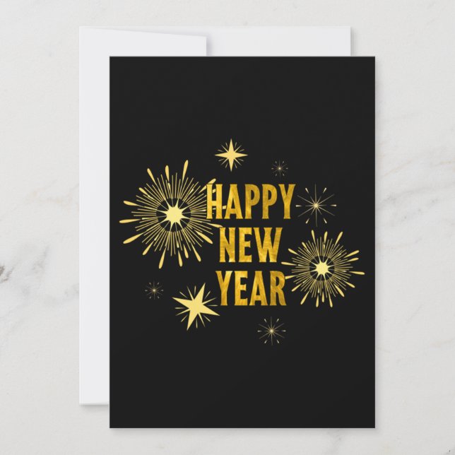 Reserve A Data Fornecimentos de véspera de ano novo NYE 2023 Happ (Frente)