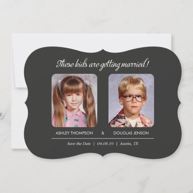 Reserve A Data Foto antiga Salva as datas do suporte (Frente)