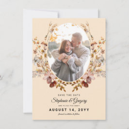 Reserve A Data Foto Autumn Boho Wildflower Weding A Data