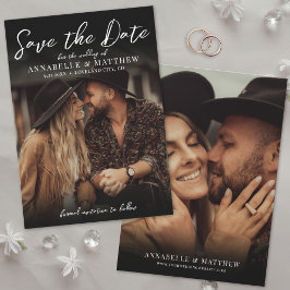 Reserve A Data Foto Casamento Boho Elegante Script