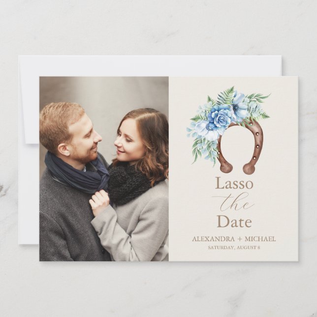 Reserve A Data Foto: Casamento Floral da Boêmia Ocidental (Frente)