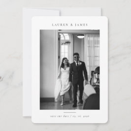 Reserve A Data Foto Clássica de Casamento Formal para Salvar a Da