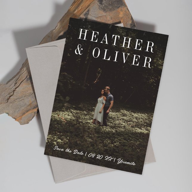 Reserve A Data Foto com Serifa Mínima (Criador carregado)