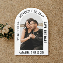 Foto da Tipografia de Arch Moderno Salva a Data