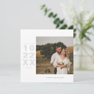 Reserve A Data Foto da tipografia moderna Salvar a Data