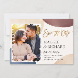 Reserve A Data Foto de Abstrato de Traço de Pincel Moderno