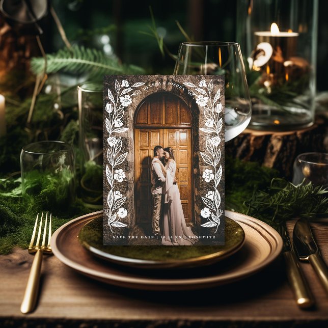 Reserve A Data Foto de Arch Floral (Criador carregado)