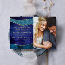 Foto de casamento azul e agata Dourada do Marinho 