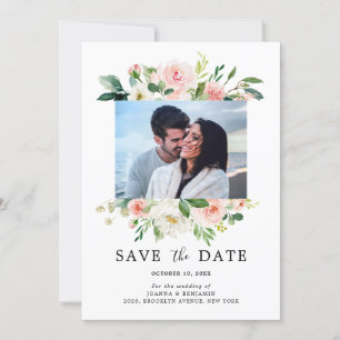 Reserve A Data Foto De Casamento Botânico Moderno De Florais Ros