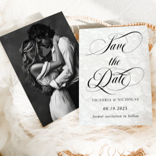 Reserve A Data Foto de Casamento Clássico Floral