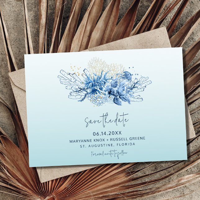 Reserve A Data Foto de casamento da Florida Beach Salve a data (Criador carregado)