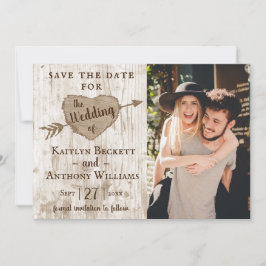 Reserve A Data Foto De Casamento De Árvore De Coração Gravada Sal