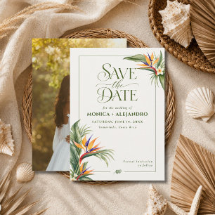Reserve A Data Foto de Casamento de Destino de Praia Tropical Ele