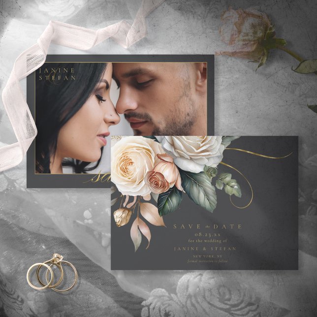 Reserve A Data Foto de Casamento de Drama Floral, ID1022 (Criador carregado)