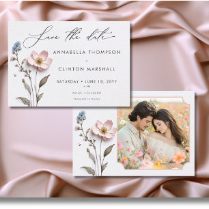 Reserve A Data Foto de Casamento de Pastel Wildlows, sob pressão 