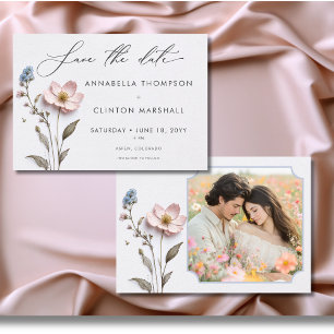 Reserve A Data Foto de Casamento de Pastel Wildlows, sob pressão