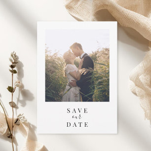 Reserve A Data Foto De Casamento De Quadro Branco Moderno Salvar 