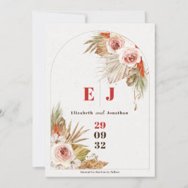 Reserve A Data Foto de casamento do Boho desert floral Earth tons