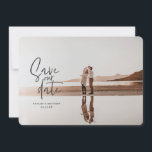 Reserve A Data Foto de casamento geométrico floral fotográfica<br><div class="desc">Foto de casamento geométrico floral fotográfica para salvar a data. Em púrpuras,  pinças,  castanhos e verdes. A moderna toma conta do casamento rústico com escrita manual.</div>