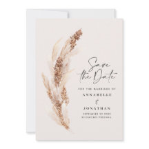 foto de casamento natural de pampas salve a data