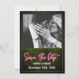 Reserve A Data Foto de Casamento Neon Boxwood
