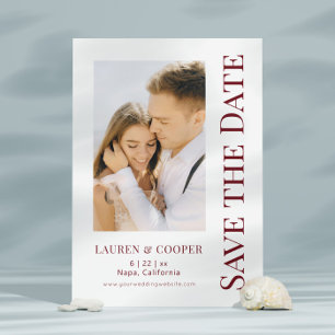 Reserve A Data Foto de Casamento Vermelho em Rosewood Moderno