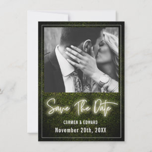 Reserve A Data Foto de Casamento White Neon Boxwood