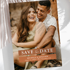 Reserve A Data Foto de Grama Pampas Terracota Salve a Data