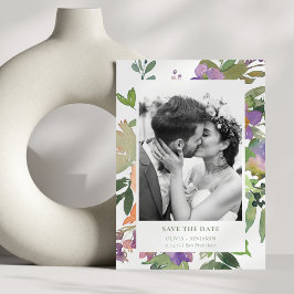 Reserve A Data Foto de Jardim Floral de Molho Molhado Pintado à M