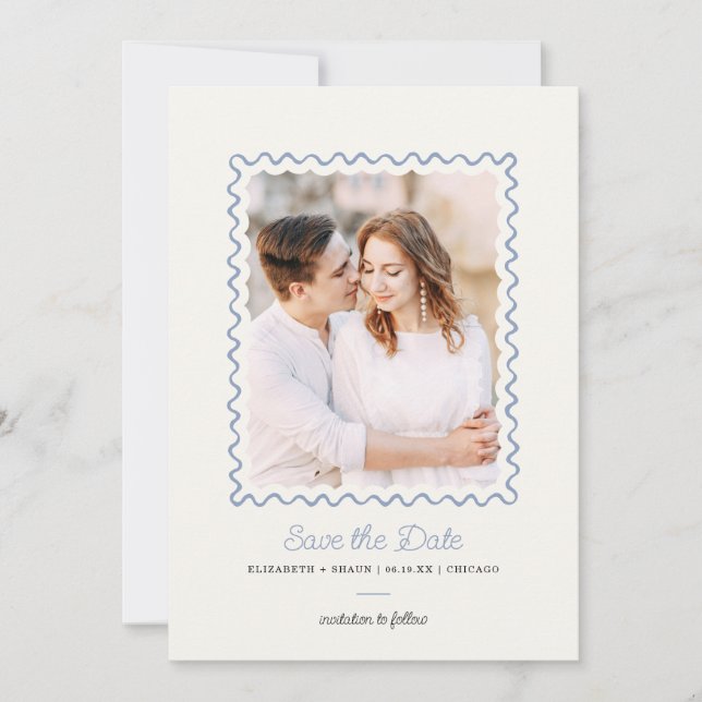 Reserve A Data Foto de quadro esguichado Guardar a placa de data (Frente)