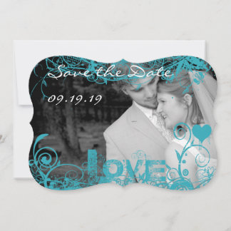 Reserve A Data Foto divertida Funky Casamento Salve a Data