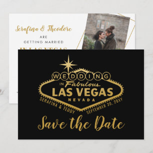 Reserve A Data Foto do casamento de Las Vegas Salve o Dourado