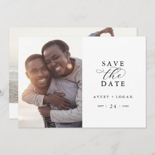 Reserve A Data Foto do Script Elegante Salvar a Data