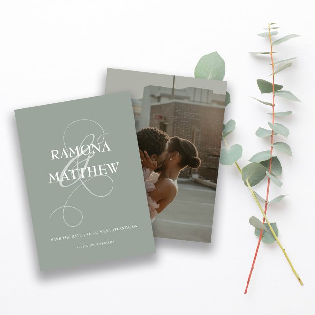 Reserve A Data Foto E comercial Moderno com E comercial de Save T (Criador carregado)