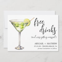 Foto Engraçada de Casamento com Coquetel Martini C