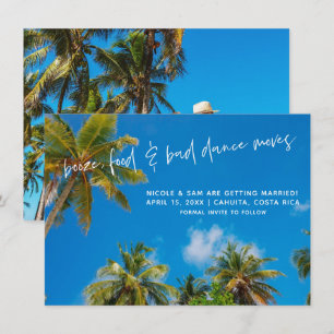 Reserve A Data Foto engraçada de casamento na praia para salvar a