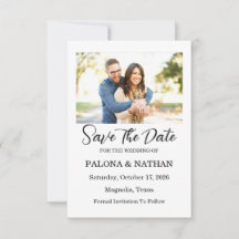 Foto: Flat Save The Date Card