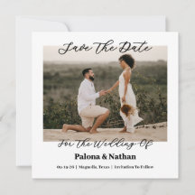 Foto: Flat Save The Date Card