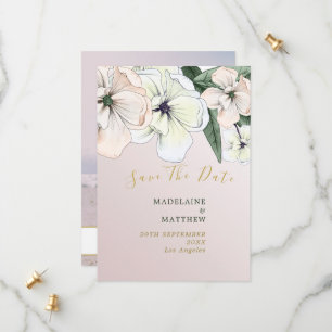 Reserve A Data Foto Floral Magnolia Blush Salvar A Data