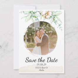 Reserve A Data Foto Floral Personalizada