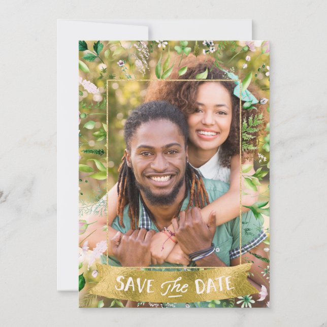 Reserve A Data Foto Floral Tropical Salve a Data (Frente)